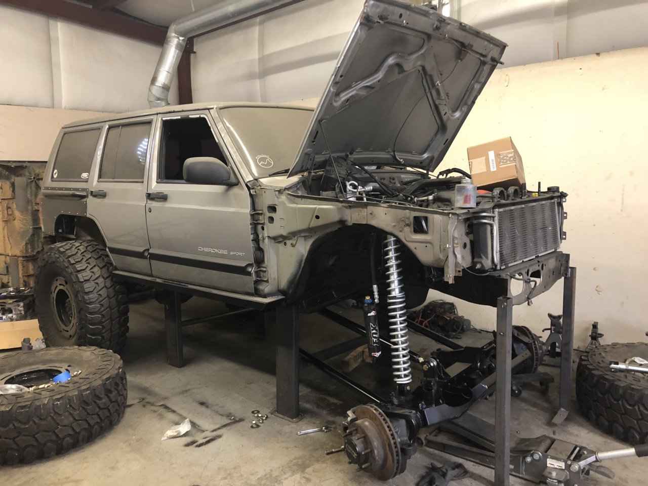 Jeep Cherokee xj w/1 tons and 40's Page 15 Forum